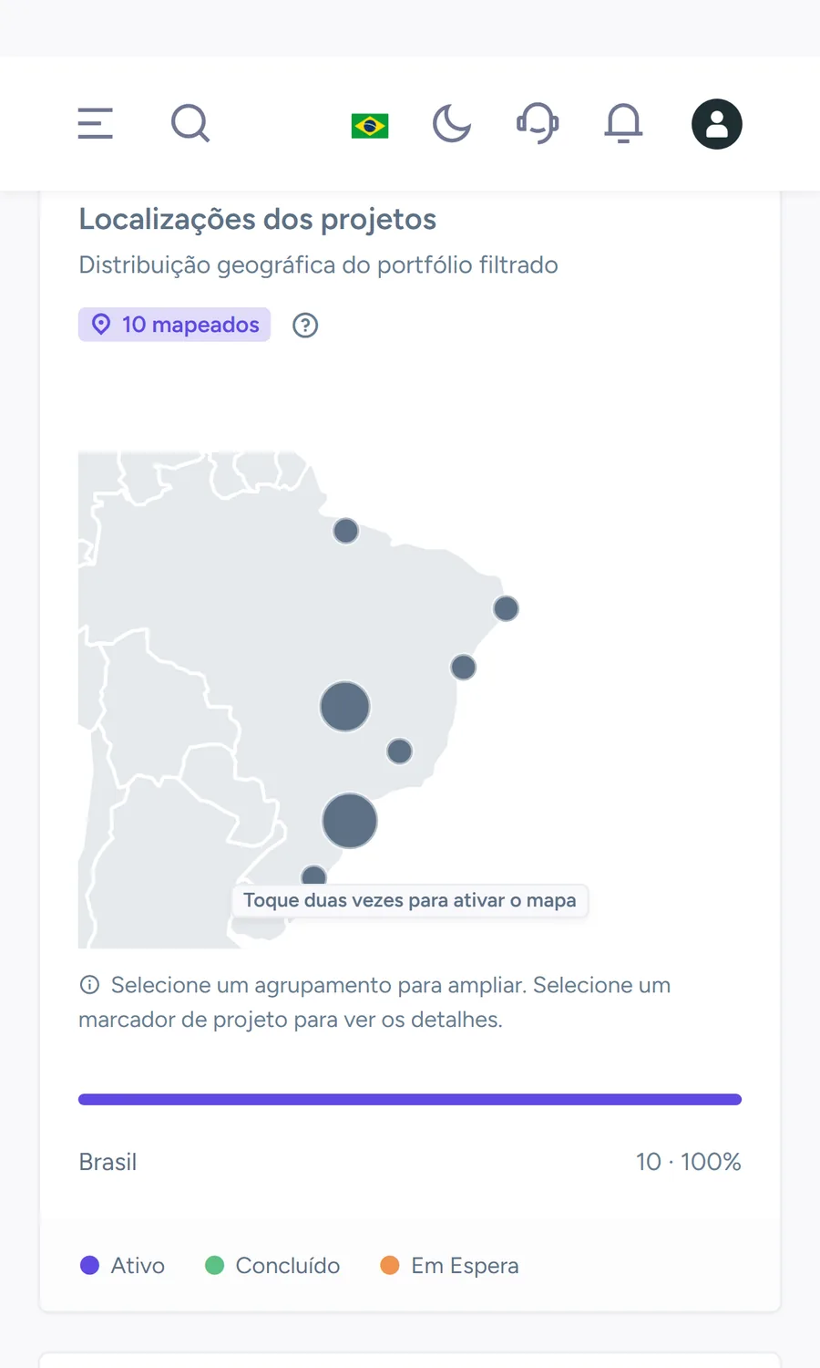 Painel da Construway com cronograma, alertas de risco climático e avanço medido